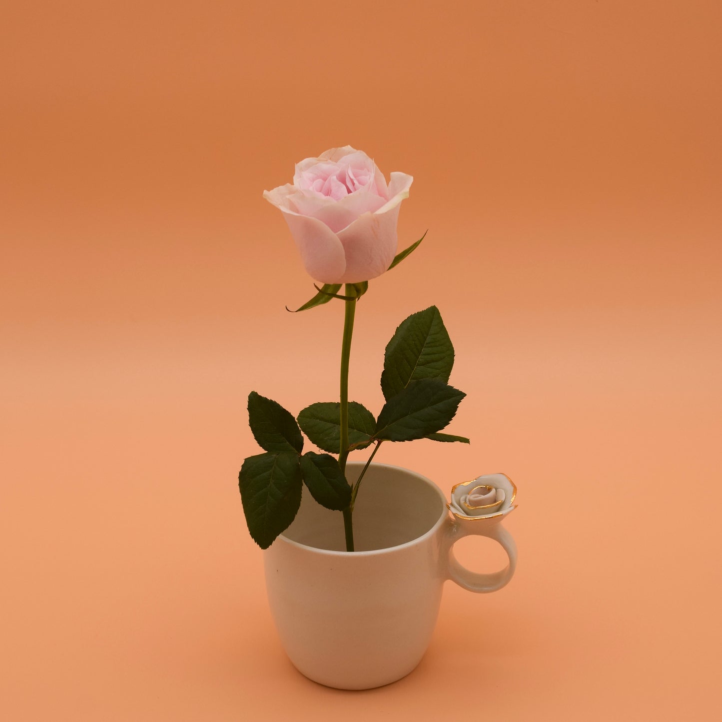 Bébé Rose Mug ~ 24 Carat Gold detailing