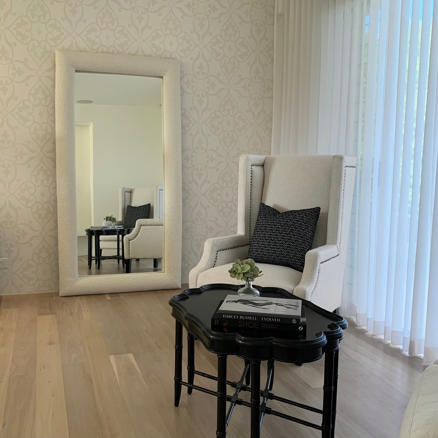 Upholstered Deluxe Mirror